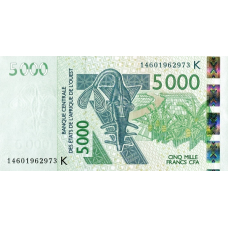 P717Kn Senegal - 5000 Francs Year 2014